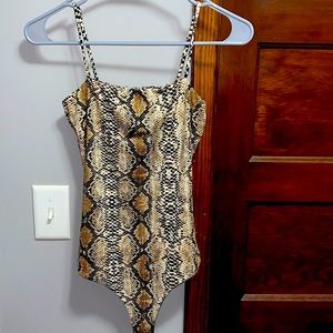 Snakeskin Bodysuit
